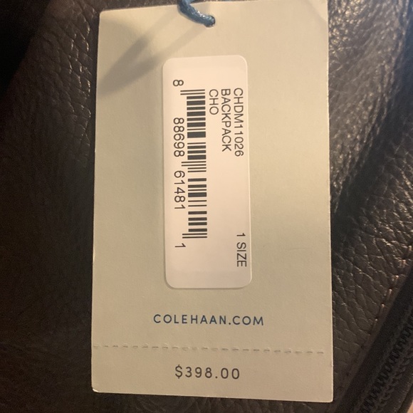 Cole Haan leather backpack NWT - Picture 3 of 8